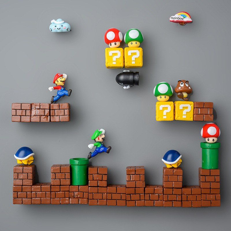 Móc Khóa Phím Cơ Nấm Mario Dễ Thương BL210