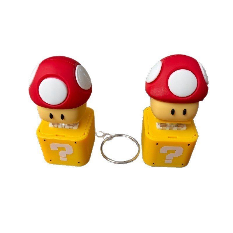 Móc Khóa Phím Cơ Nấm Mario Dễ Thương BL210