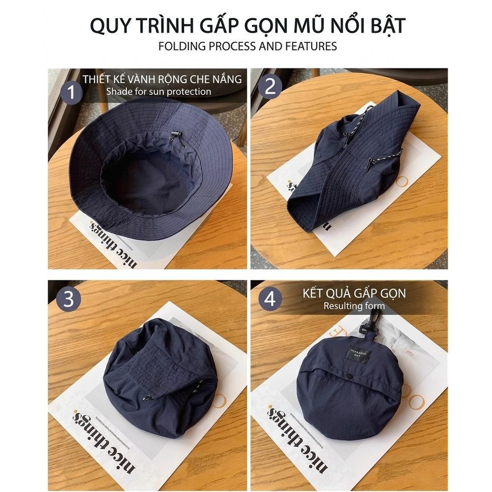 Mũ tai bèo chống nước BL15