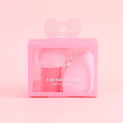 Mút Tán Nền Trang Điểm Siêu Mềm Hộp 2 Bông Trứng Dặm Cushion BB Cream