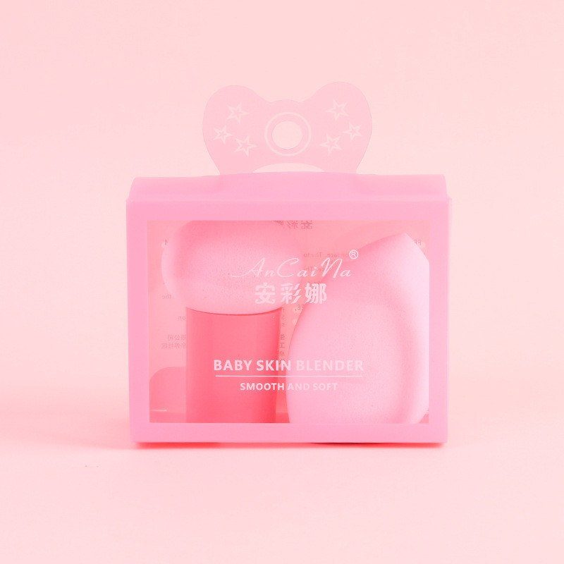 Mút Tán Nền Trang Điểm Siêu Mềm Hộp 2 Bông Trứng Dặm Cushion BB Cream