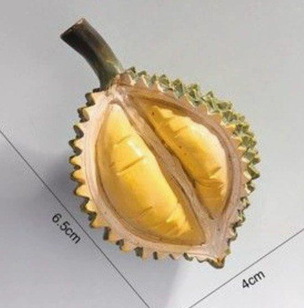 Nam châm dính tủ lạnh đồ ăn 3D BL174 - Sầu riêng