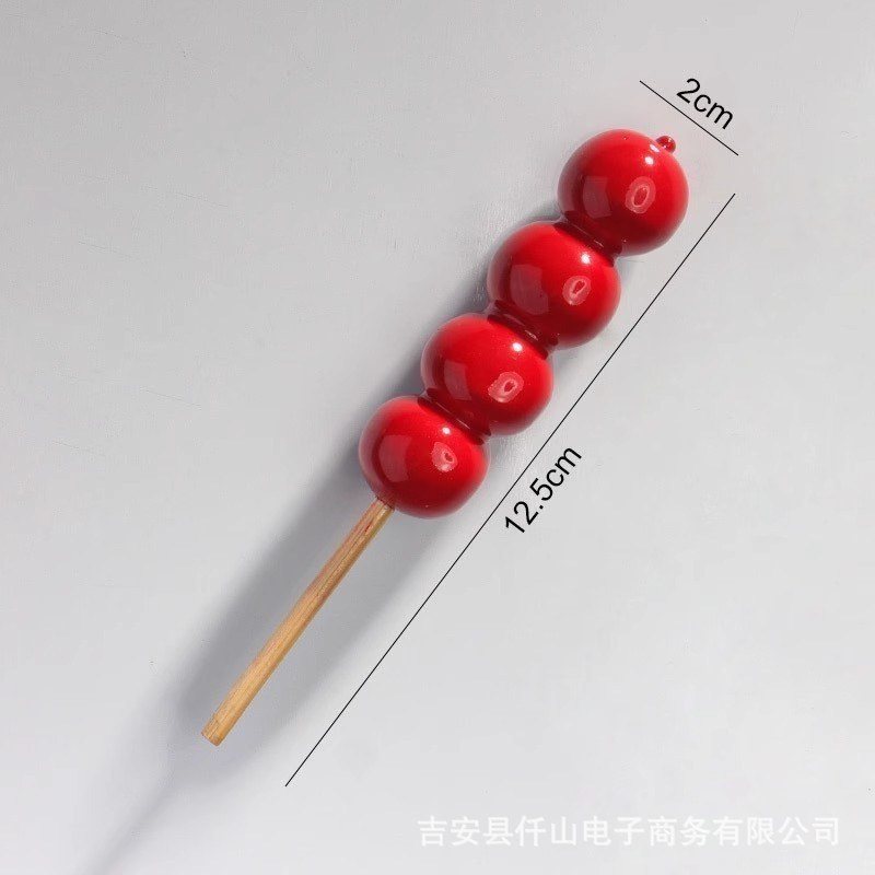 Nam châm dính tủ lạnh đồ ăn 3D BL174 - Kẹo Hồ Lô