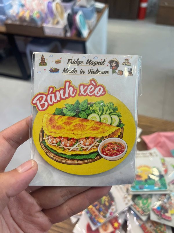 Nam Châm Gỗ Địa Điểm Du Lịch Việt Nam BL219 - BÁNH XÈO