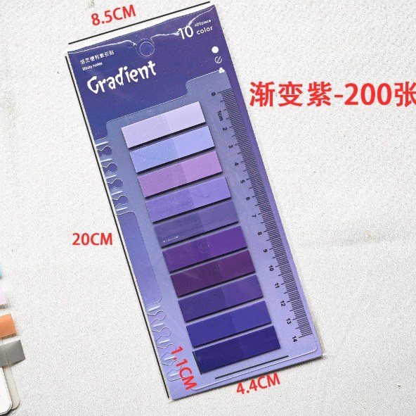 Nhãn Dán Tab Chỉ Mục NO62 - tím