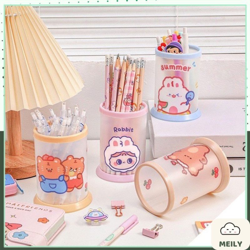 Ống cắm bút hình trụ cute K64