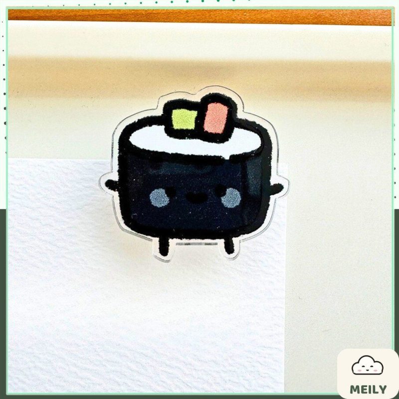 Pin cài nhựa hình trái cây, bánh kẹo, sushi K202