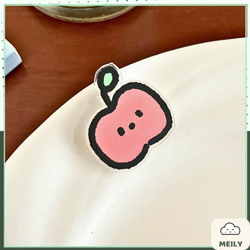 Pin cài nhựa hình trái cây, bánh kẹo, sushi K202
