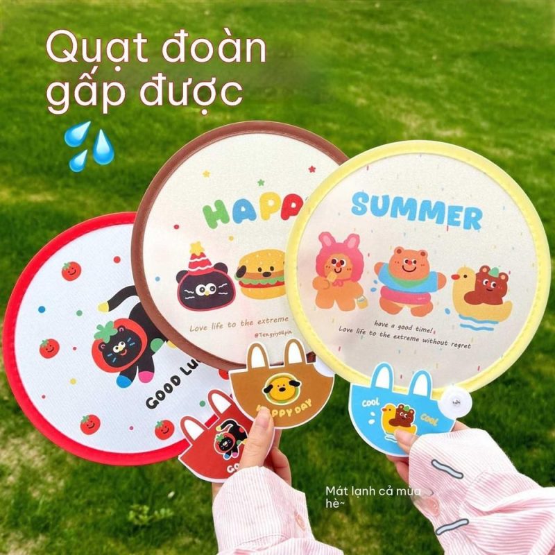 Quạt Cầm Tay Hàn Quốc Q08