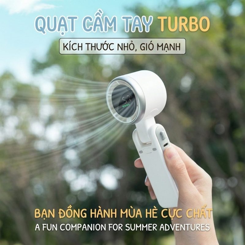Quạt cầm tay mini sạc USB Q01