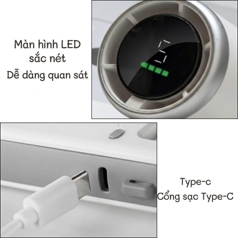 Quạt cầm tay mini sạc USB Q01