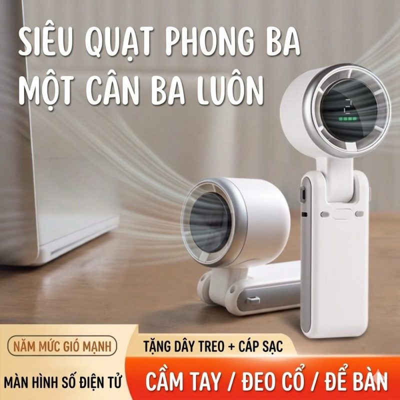 Quạt cầm tay mini sạc USB Q01