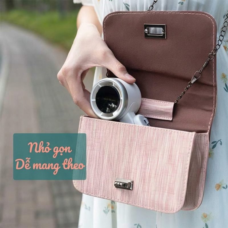 Quạt cầm tay mini sạc USB Q01