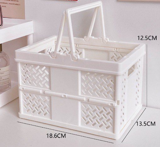 Rổ lắp ghép đựng đồ cá nhân K124 - Trắng S 18.6*13.5*12.5