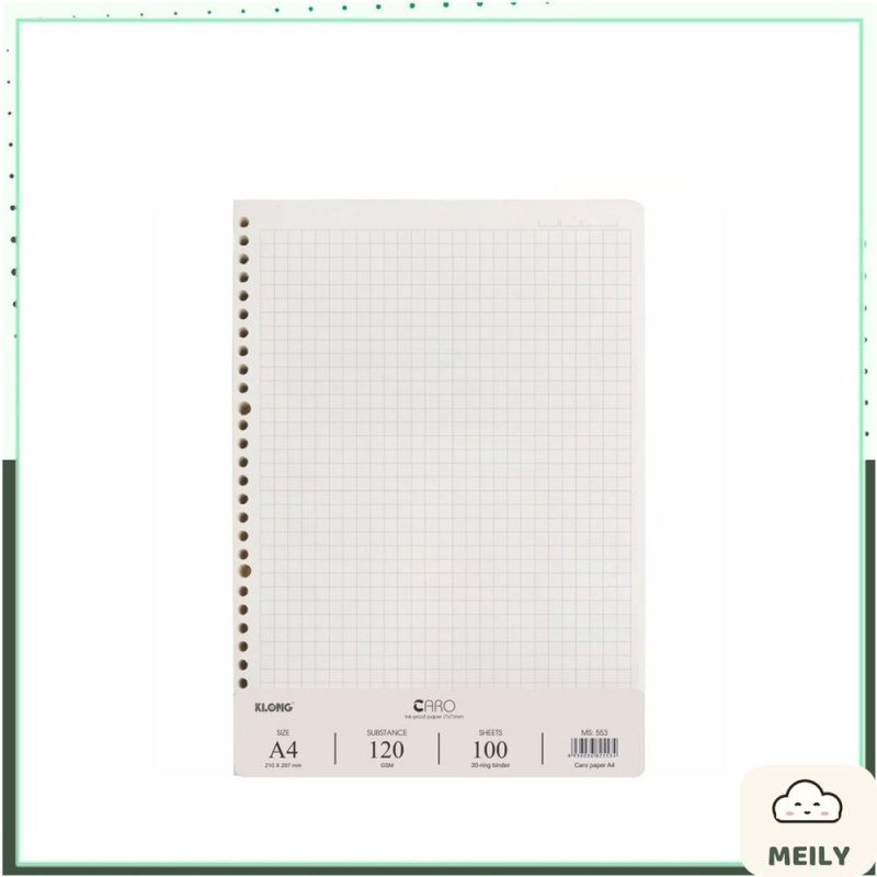Ruột sổ A4 thay thế còng 100 tờ 120GSM MS 553