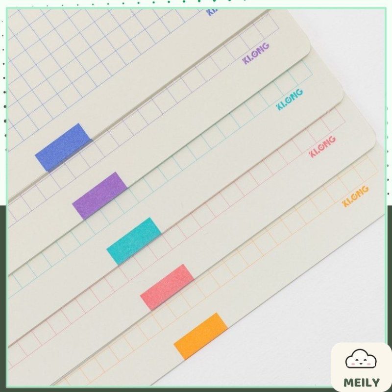 Ruột sổ B5 100 tờ Caro 6x6mm 5 màu 100gsm Ms 534