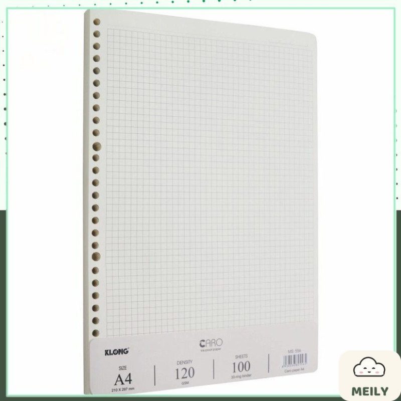 Ruột sổ còng A4 gồm 100 tờ caro/dotgrid định lượng cao MS 556