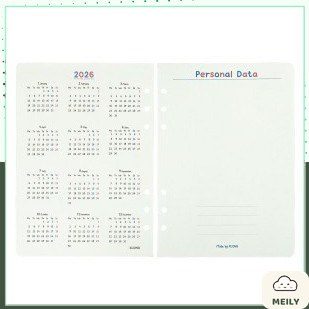 Ruột sổ kế hoạch Paper Planner kẹp còng A5 96 trang 120gsm Klong MS 963