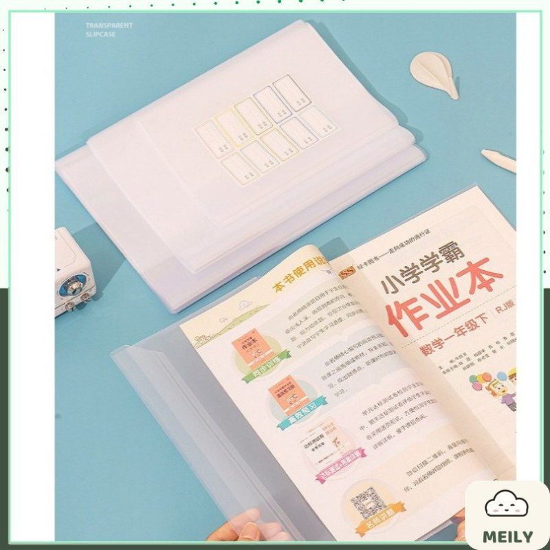 Set 10 bọc vở bao tập trong suốt K166