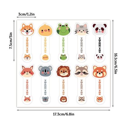 Set 100 Tem Thank You Thú Cưng TE94