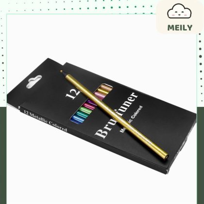 Set 12 bút chì màu ánh ngọc trai lấp lánh metallicBrutfuner B121