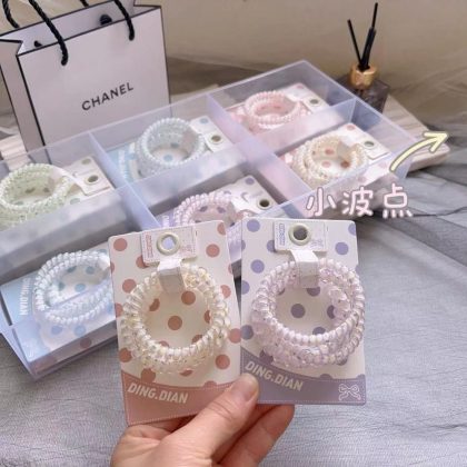 Set 2 dây buộc tóc lò xo K297