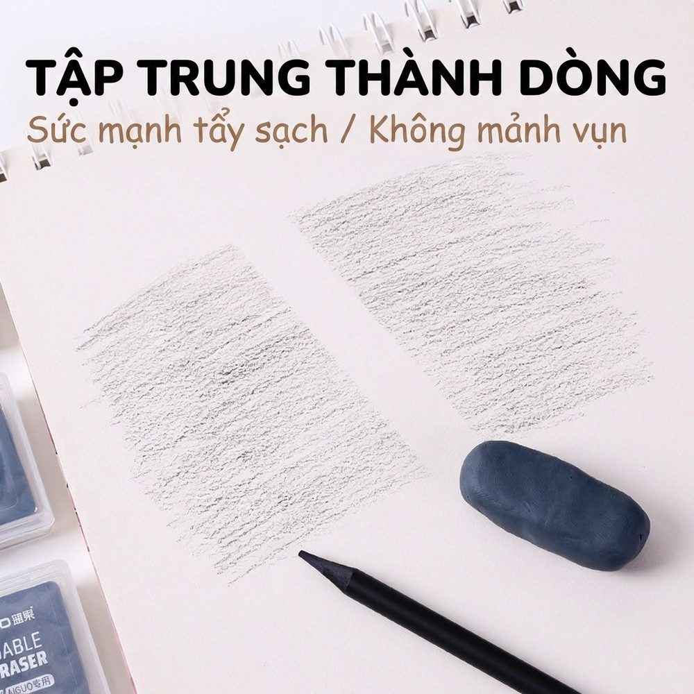 Set 3 tẩy đất sét Languo kèm hộp nhựa K231