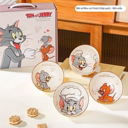 Set 4 bát ăn Tom&Jerry BD175