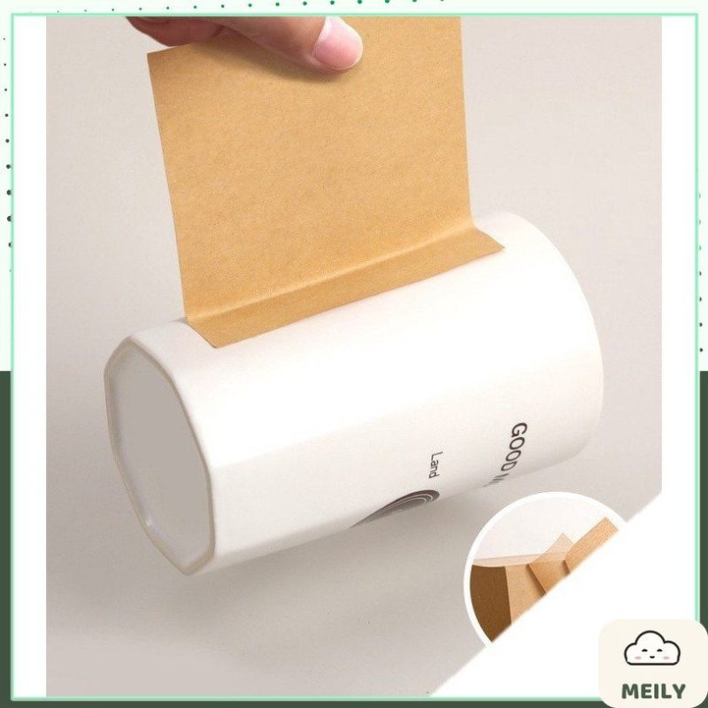 Set 400 tờ giấy note màu kraft trơn ghi chép đơn giản