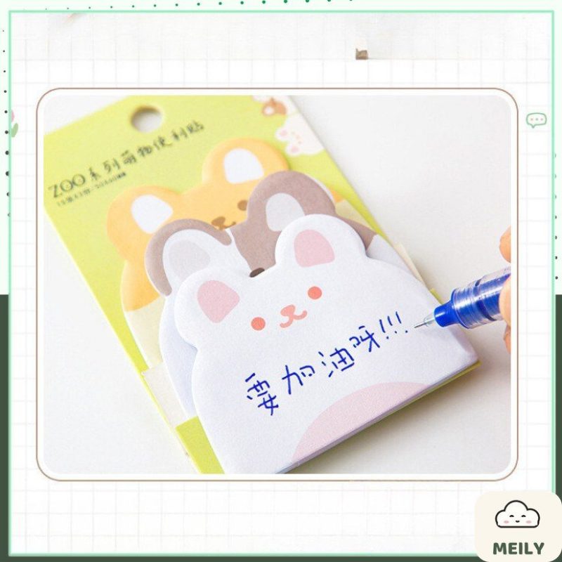 Set 45 tờ note hình thú ZooCute NO49