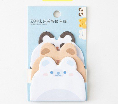 Set 45 tờ note hình thú ZooCute NO49 - Gấu