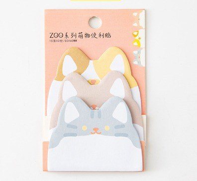 Set 45 tờ note hình thú ZooCute NO49 - Mèo