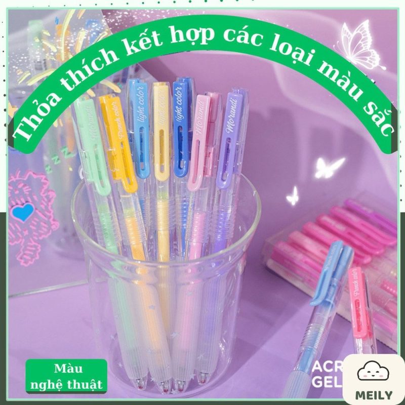 Set 6 Bút Gel Inmorning B170 Ngòi 0.5mm