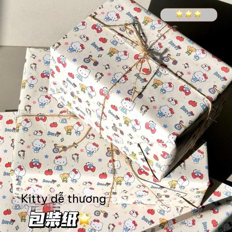 Set 6 Tờ Giấy Gói Quà BL239
