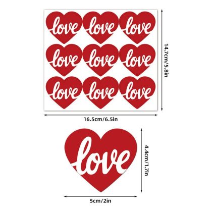 Set 90 Tem Dán Sticker LOVE TE91
