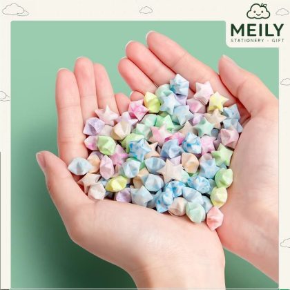 Set giấy gấp sao chữ love, hình hoa phát quang 210 tờ Bộ giấy gấp DIY