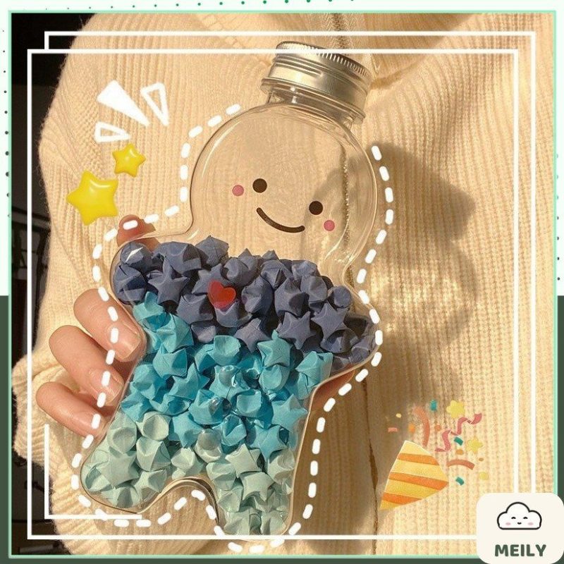 Set giấy gấp sao chữ love, hình hoa phát quang 210 tờ Bộ giấy gấp DIY
