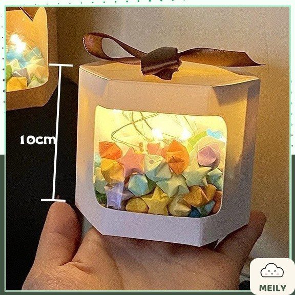 Set giấy gấp sao chữ love, hình hoa phát quang 210 tờ Bộ giấy gấp DIY