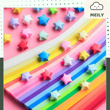Set giấy origami 540 tờ 3 màu trơn