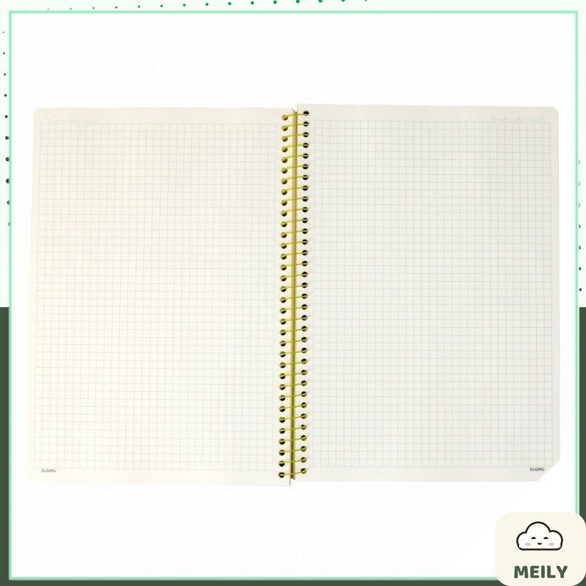 Sổ A4 caro ô vuông to 6x6mm 200 trang KLong lò xo đơn MS 590