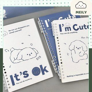 Sổ còng in hình cún con dễ thương cute A5 kẻ ngang 100 trang Puppy S59