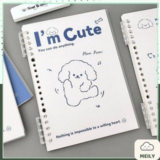 Sổ còng in hình cún con dễ thương cute A5 kẻ ngang 100 trang Puppy S59