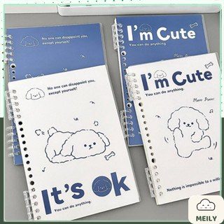 Sổ còng in hình cún con dễ thương cute A5 kẻ ngang 100 trang Puppy S59