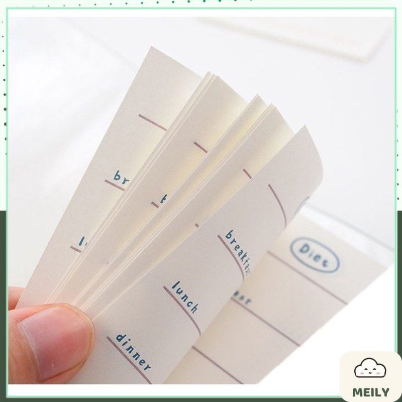Sổ còng mini 3 chấu Pastel bìa nhựa dẻo trong suốt 6x8cm