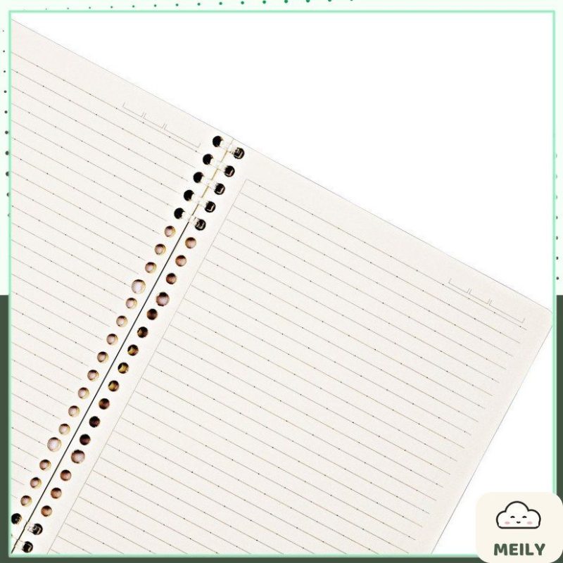 Sổ còng nhựa 2 đầu kẻ ngang chấm 120 trang 100gsm Klong MS 810 B5