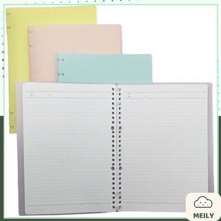 Sổ còng nhựa 4 lỗ Campus Kusumi A5/B5 10 tờ kẻ ngang chấm
