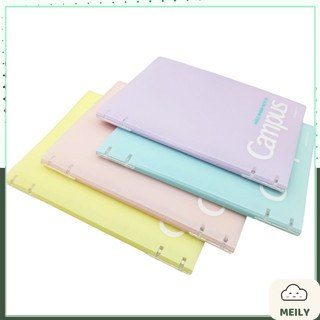 Sổ còng nhựa 4 lỗ Campus Kusumi A5/B5 10 tờ kẻ ngang chấm
