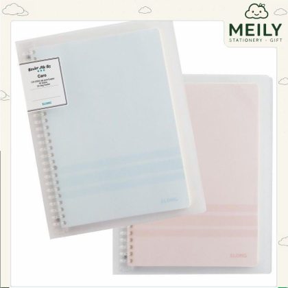 Sổ còng nhựa B5 Caro 5x5 40 tờ - kèm 5 bìa tab phân trang , Binder KLong MS 544