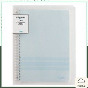 Sổ còng nhựa Klong B5 caro 5x5 40 tờ kèm 5 tab phân trang MS 544