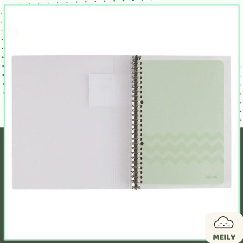 Sổ còng sắt Klong B5 8 chấu dot grid 80 tờ kèm tab nhựa MS 551